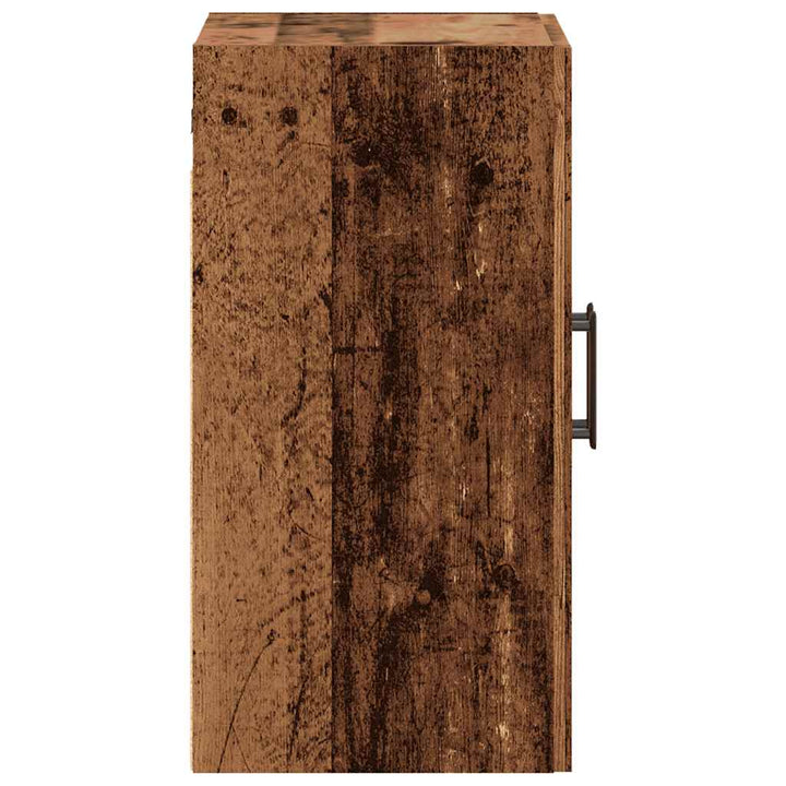 vægskab 60x31x60 cm konstrueret træ antikt træ