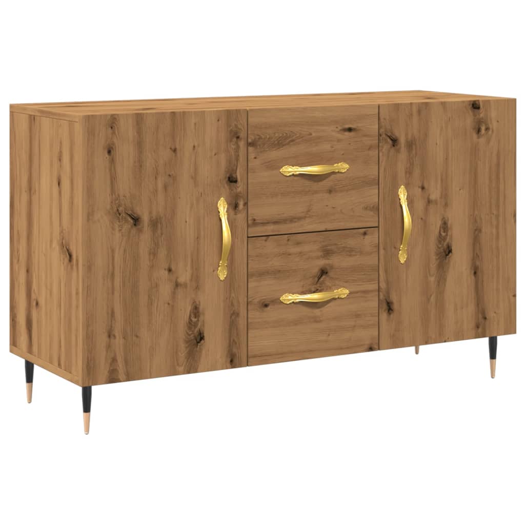 skænk 100x36x60 cm konstrueret træ kunsteg