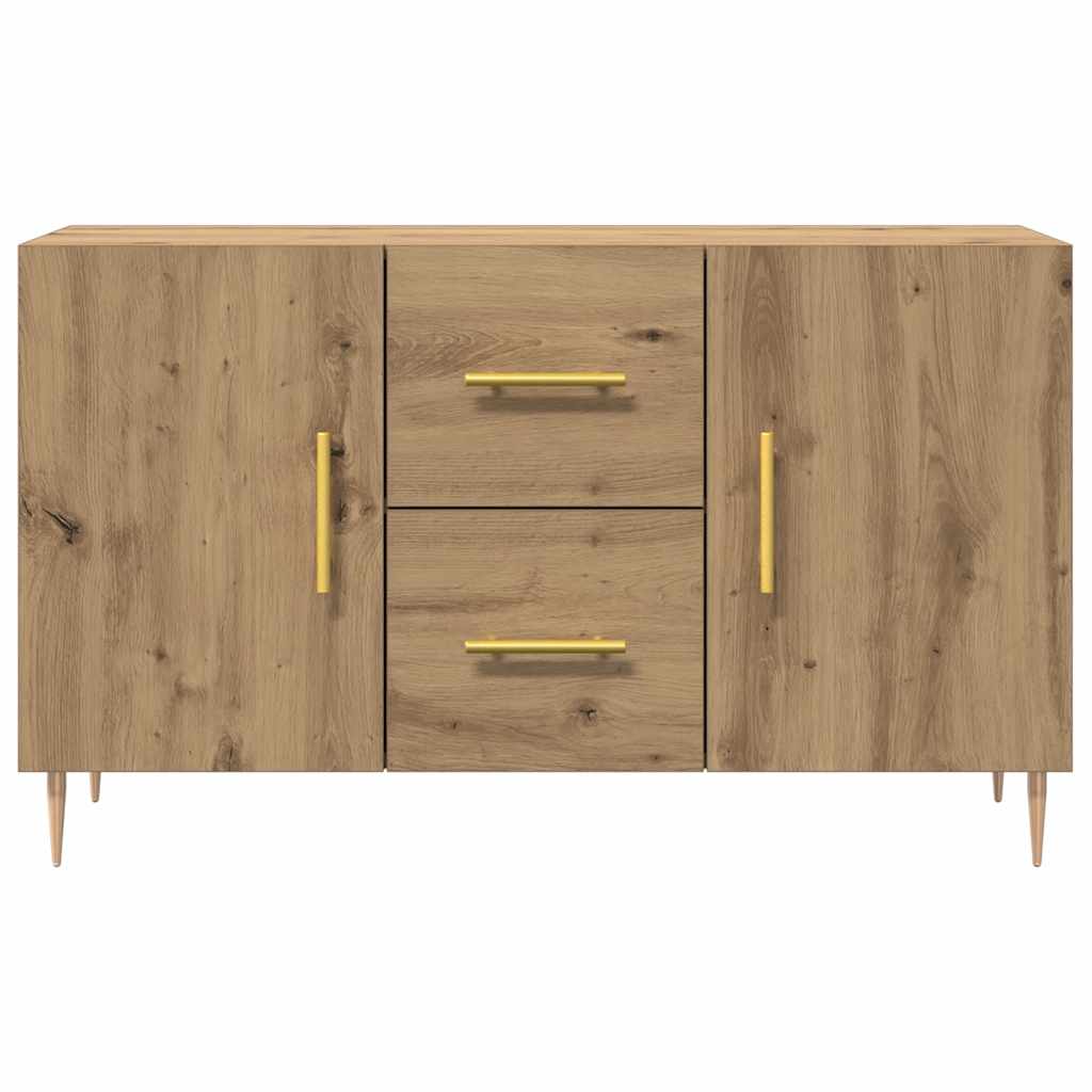 skænk 100x36x60 cm konstrueret træ kunsteg
