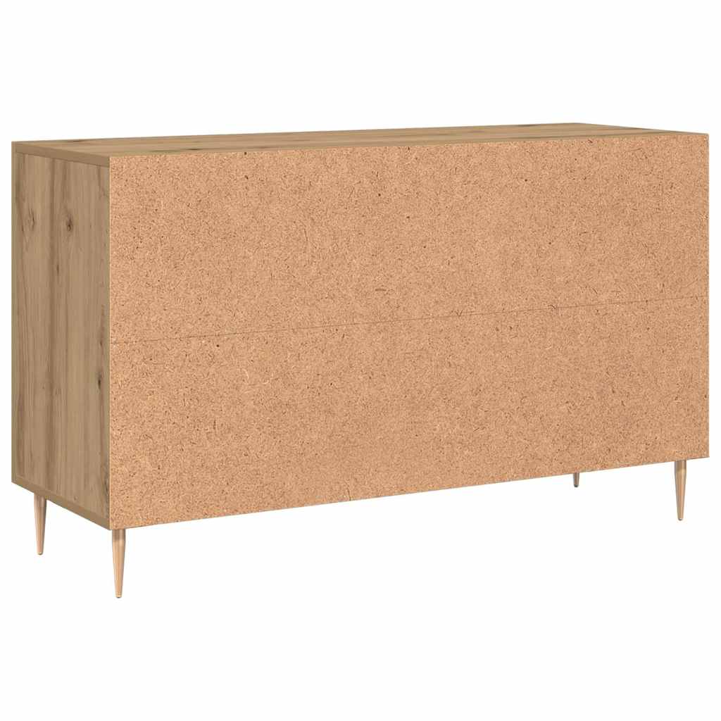 skænk 100x36x60 cm konstrueret træ kunsteg