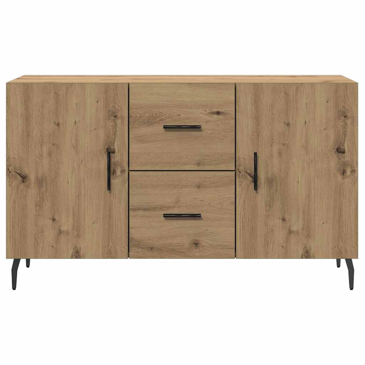 skænk 100x36x60 cm konstrueret træ egetræsfarve