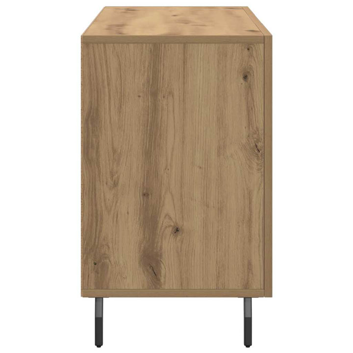 skænk 100x36x60 cm konstrueret træ egetræsfarve