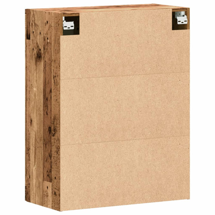 vægskab 69,5x34x90 cm gammelt trælook