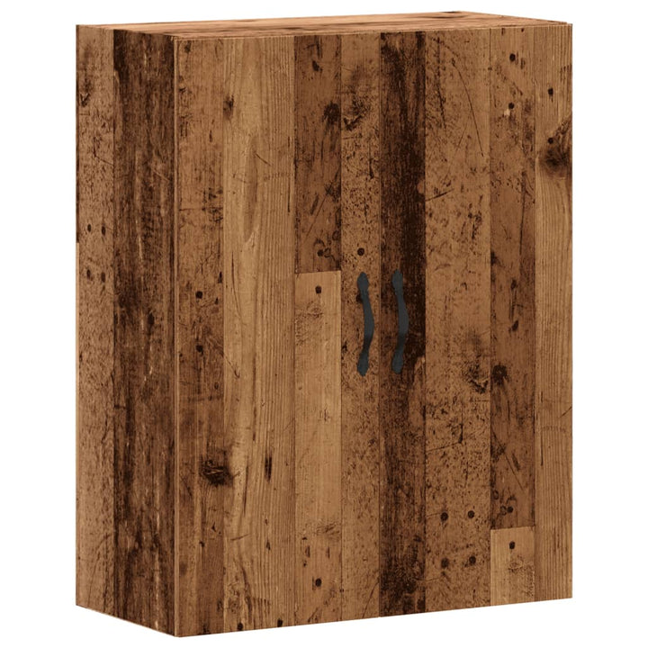 vægskab 69,5x34x90 cm konstrueret træ gammelt træ-look
