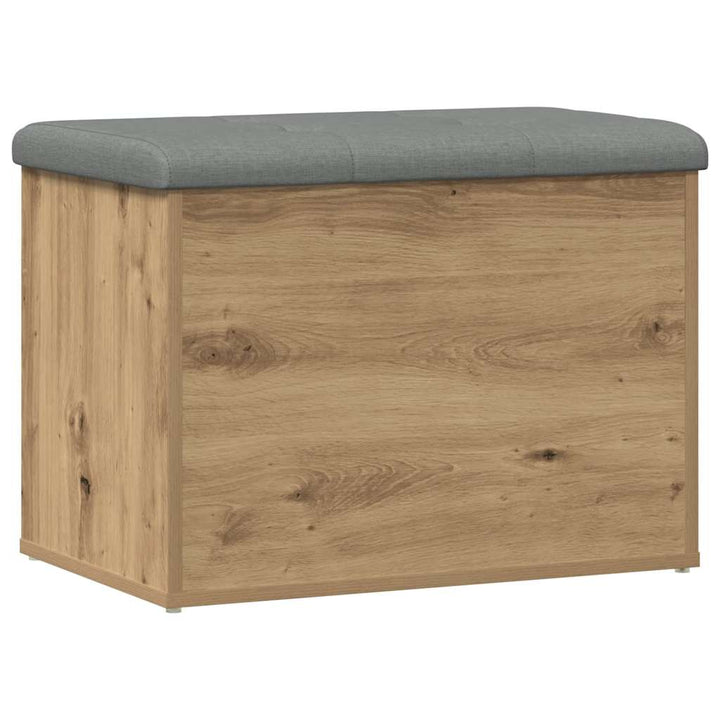 opbevaringsbænk 62x42x45 cm konstrueret træ kunsteg