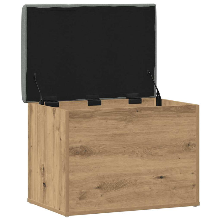 opbevaringsbænk 62x42x45 cm konstrueret træ kunsteg