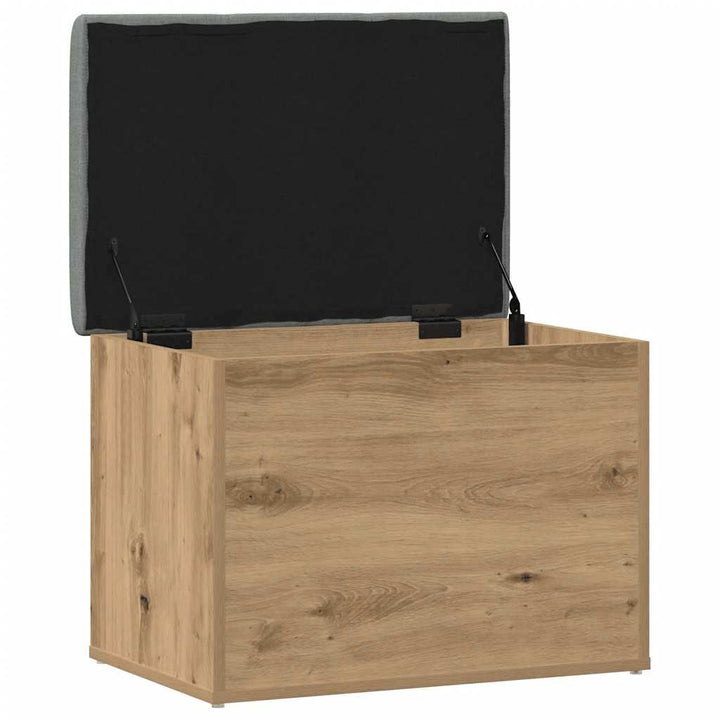 opbevaringsbænk 62x42x45 cm konstrueret træ kunsteg
