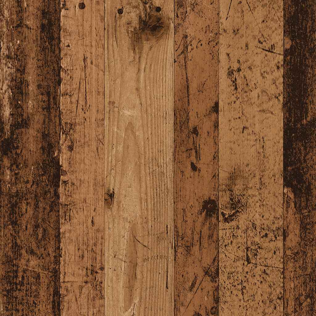 skobænk 82x32x50 cm konstrueret træ antikt træ