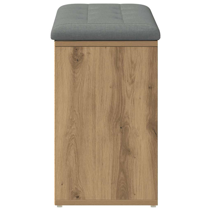 skobænk 82x32x50 cm konstrueret træ kunsteg