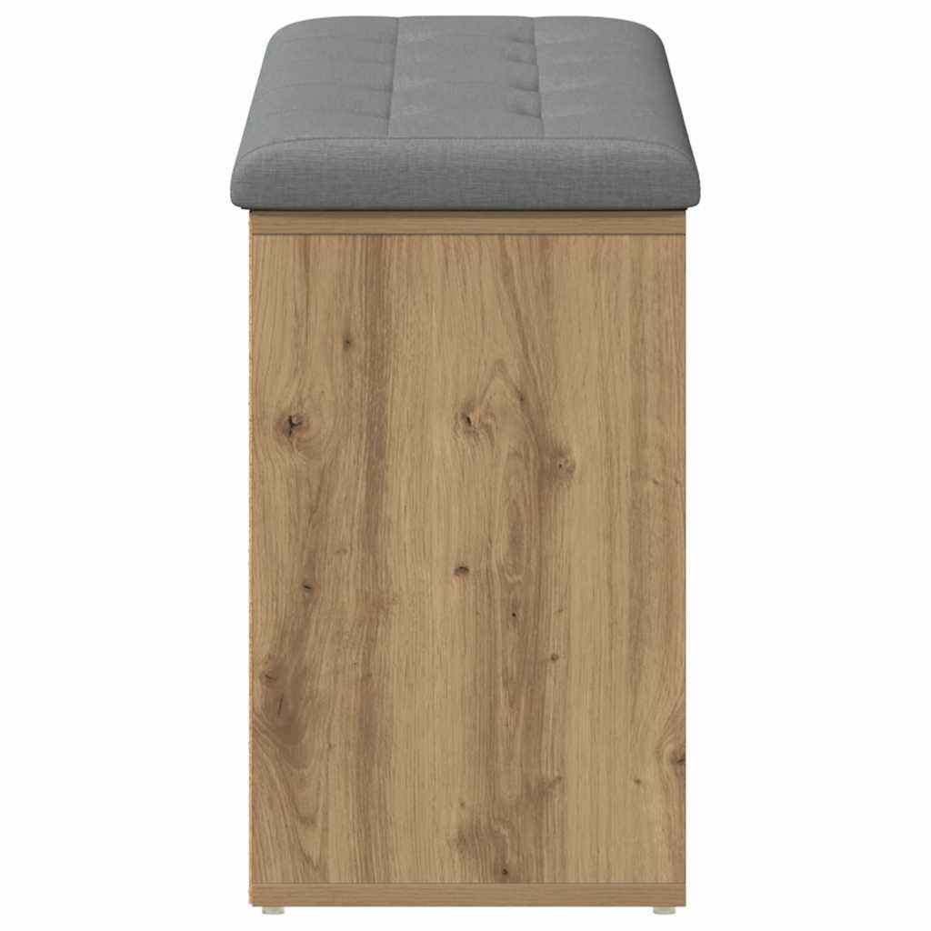 skobænk 102x32x50 cm konstrueret træ kunsteg
