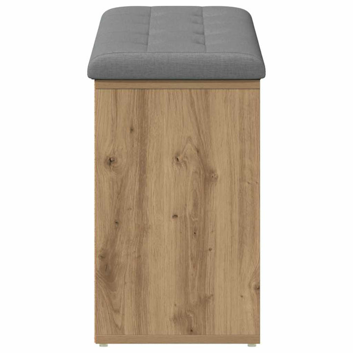 skobænk 102x32x50 cm konstrueret træ kunsteg