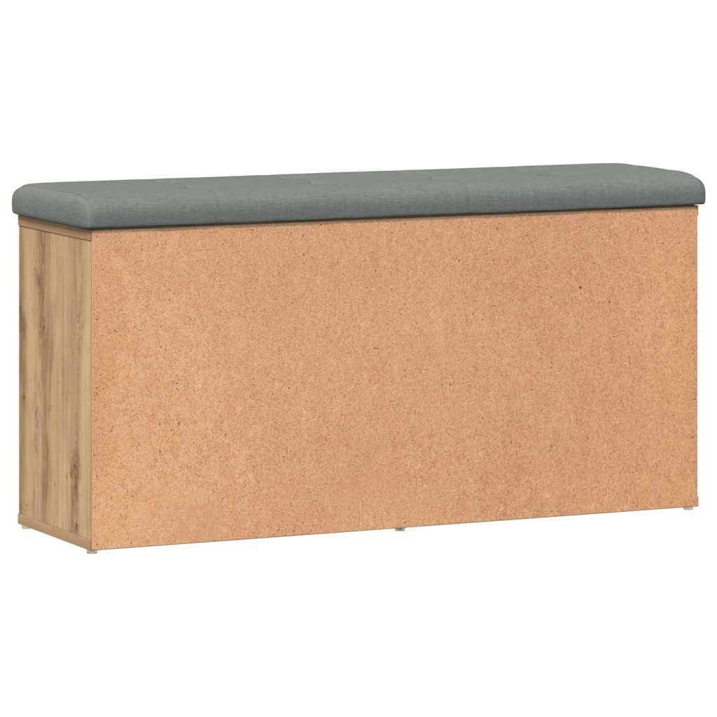 skobænk 102x32x50 cm konstrueret træ kunsteg