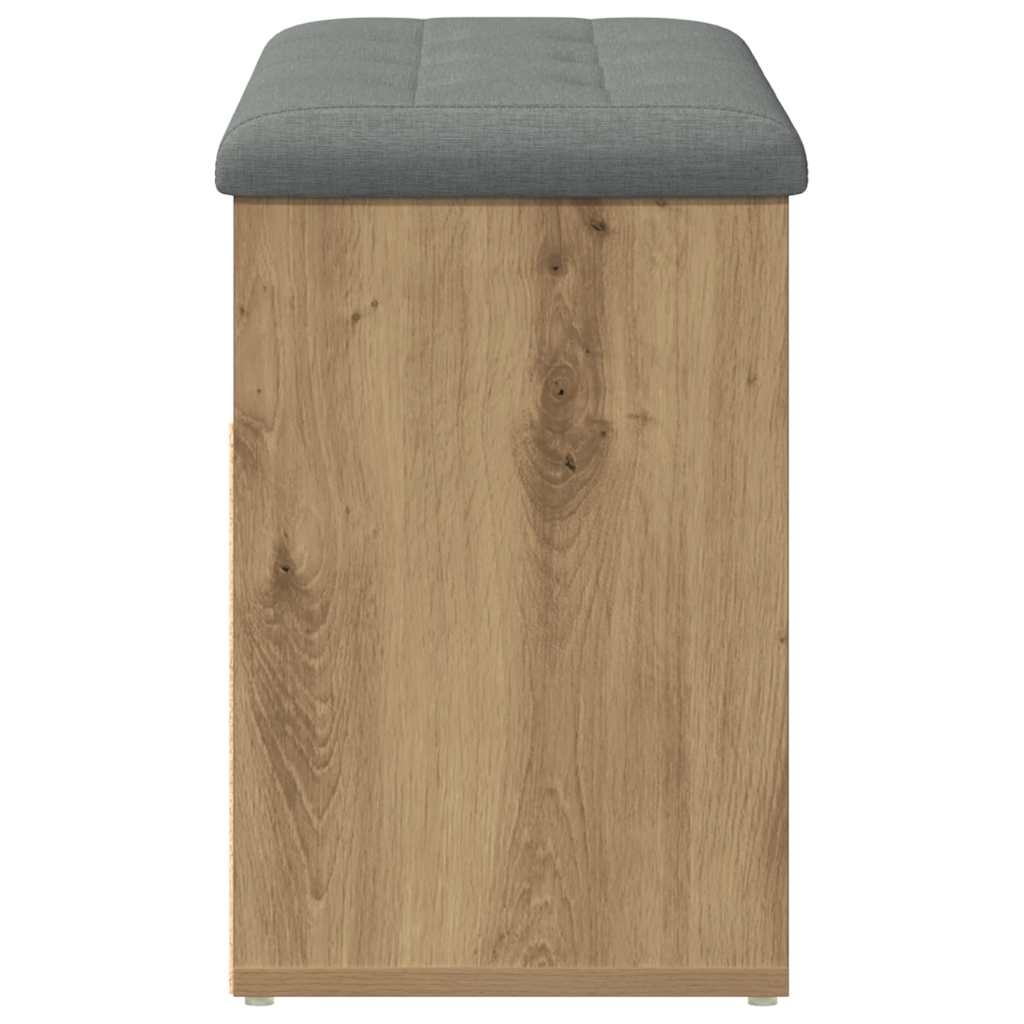 skobænk 82x32x45,5 cm konstrueret træ kunsteg
