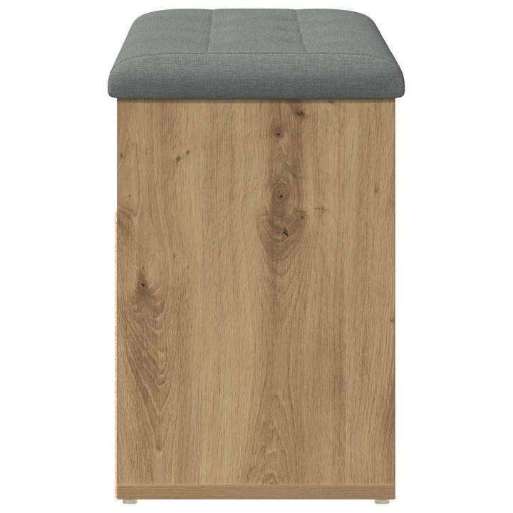 skobænk 82x32x45,5 cm konstrueret træ kunsteg