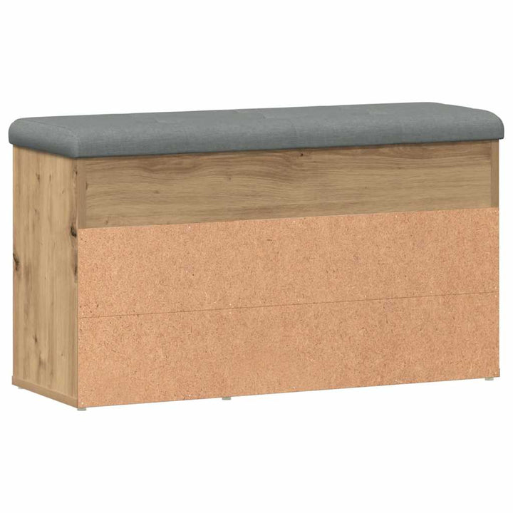 skobænk 82x32x45,5 cm konstrueret træ kunsteg