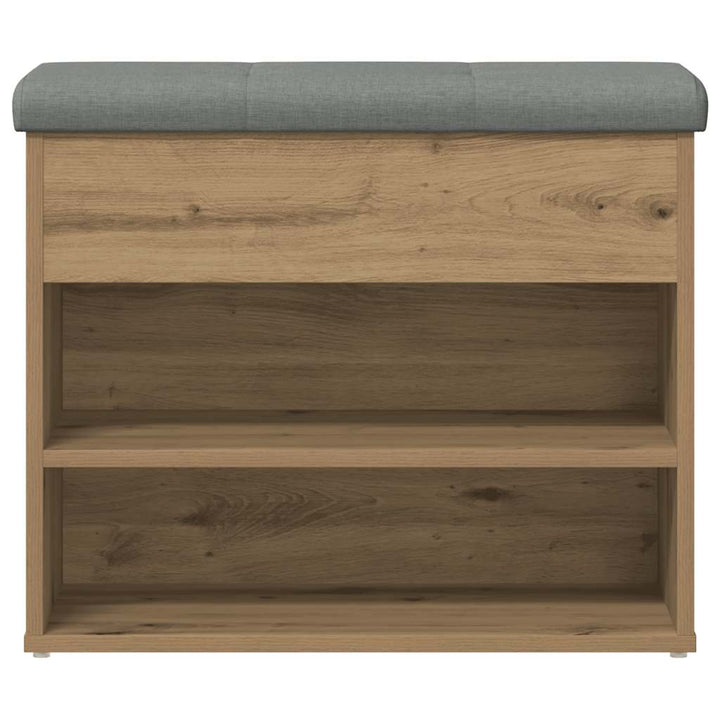skobænk 62x32x50 cm konstrueret træ kunsteg