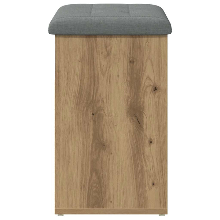 skobænk 62x32x50 cm konstrueret træ kunsteg