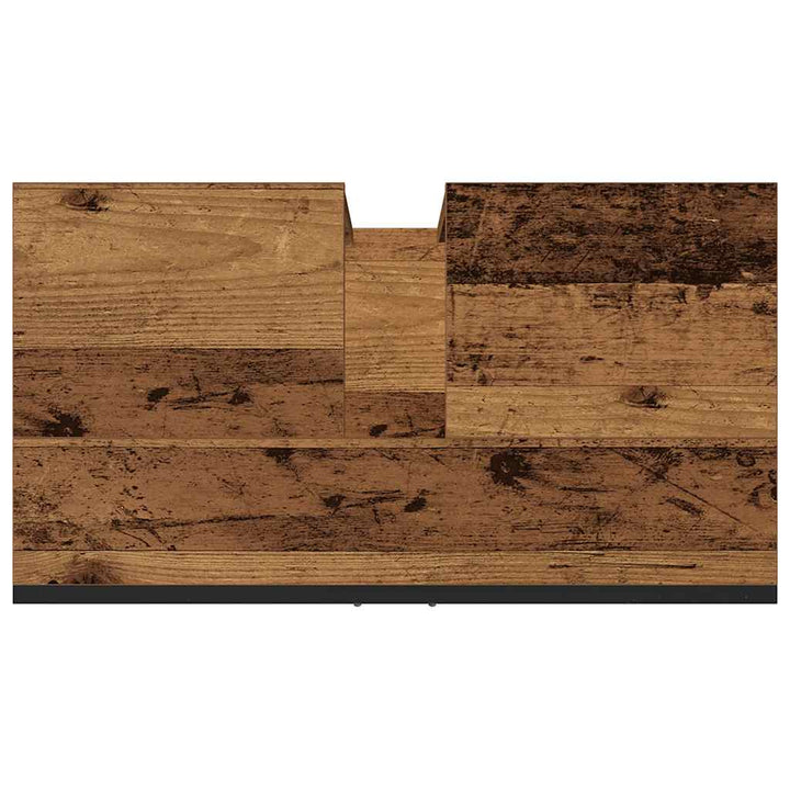 vaskeskab 60x30x60 cm konstrueret træ gammelt trælook