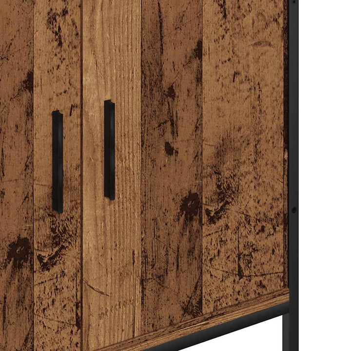 vaskeskab 60x30x60 cm konstrueret træ gammelt trælook