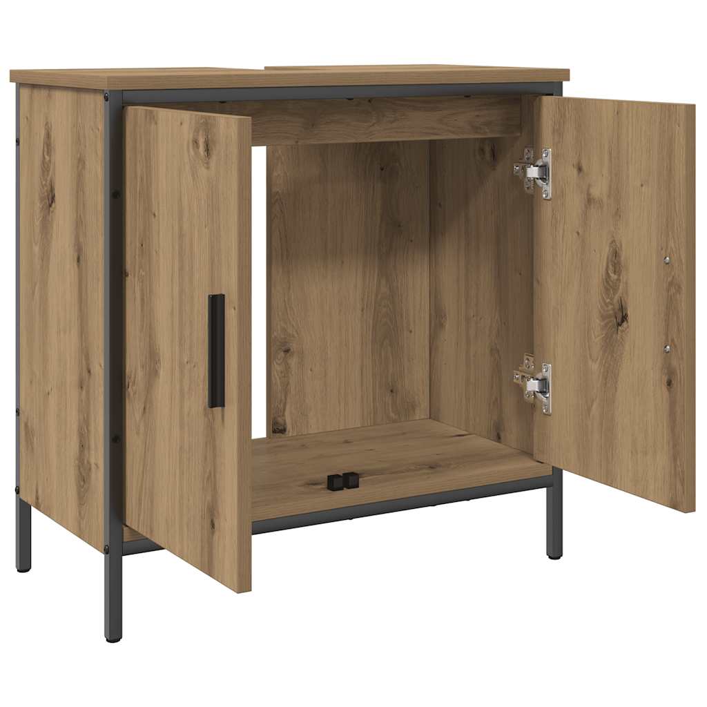 vaskeskab 60x30x60 cm konstrueret træ kunsteg