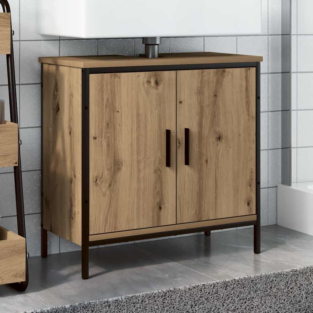 vaskeskab 60x30x60 cm konstrueret træ kunsteg