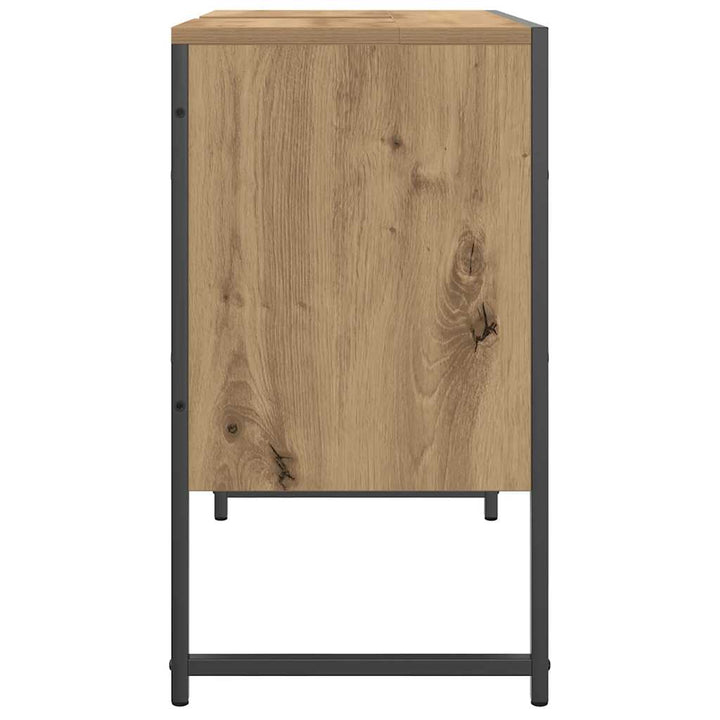 underskab til badeværelse 60x33x60 cm konstrueret træ kunsteg