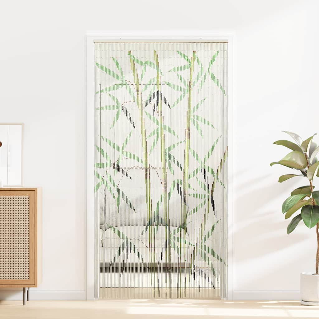 insektgardin til døren bambus print 100x220 cm bambus