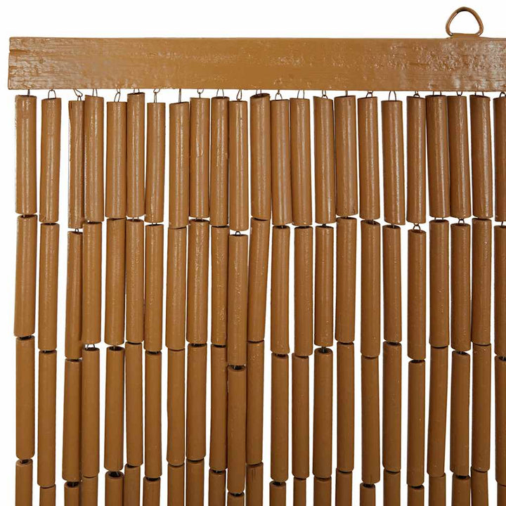 insektgardin til døren palmetræ print 100x220 cm bambus
