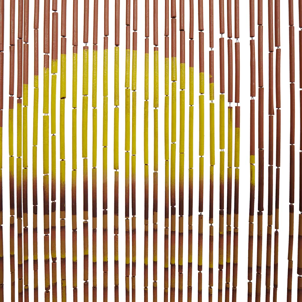 insektgardin til døren palmetræ print 100x220 cm bambus