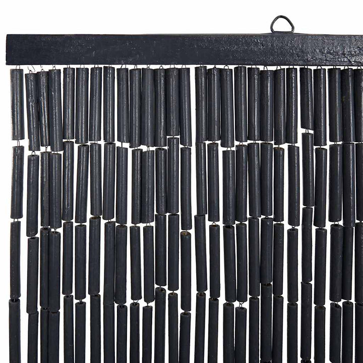 insektgardin til døren 90x220 cm bambus mørkegrå