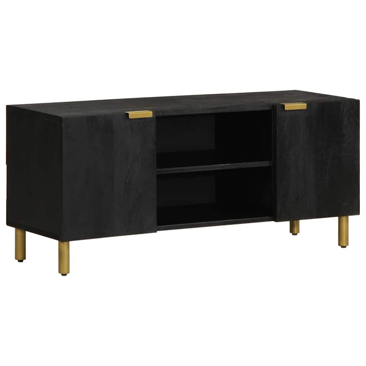 tv-bord 105x33x46 cm konstrueret træ sort