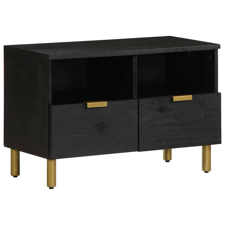 tv-bord 70x33x46 cm konstrueret træ sort