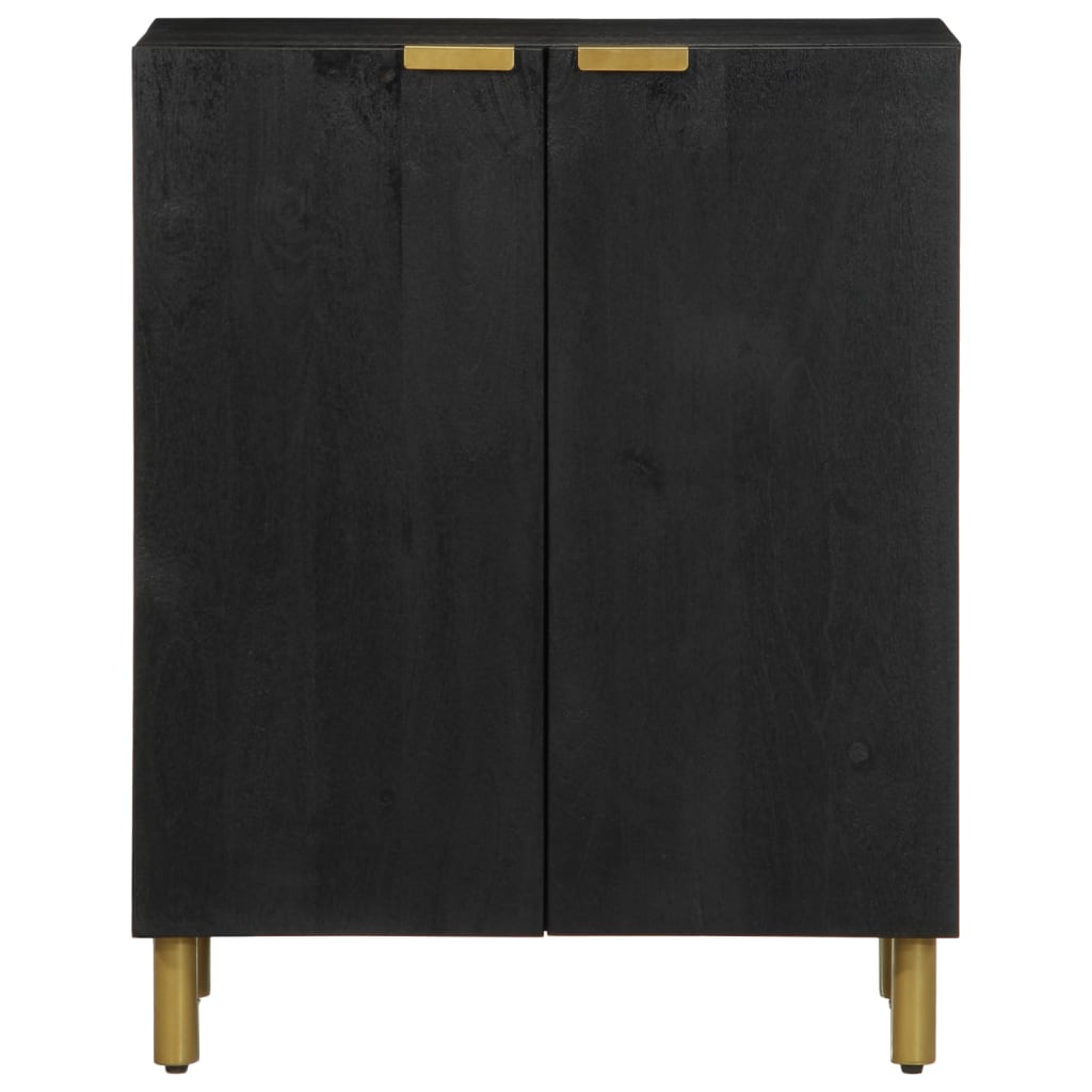 skab 60x33x75 cm konstrueret træ sort