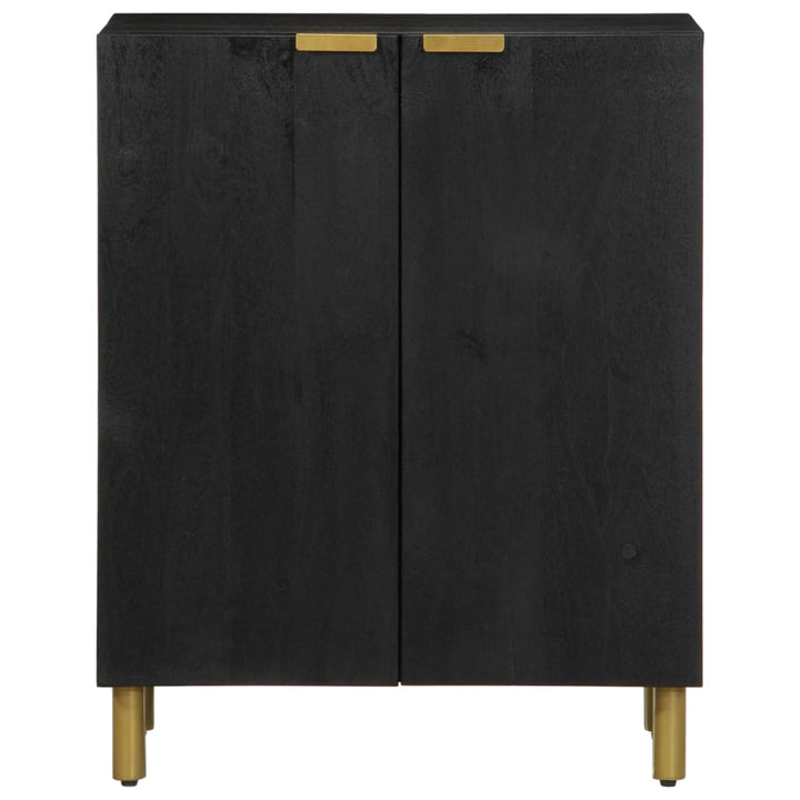 skab 60x33x75 cm konstrueret træ sort