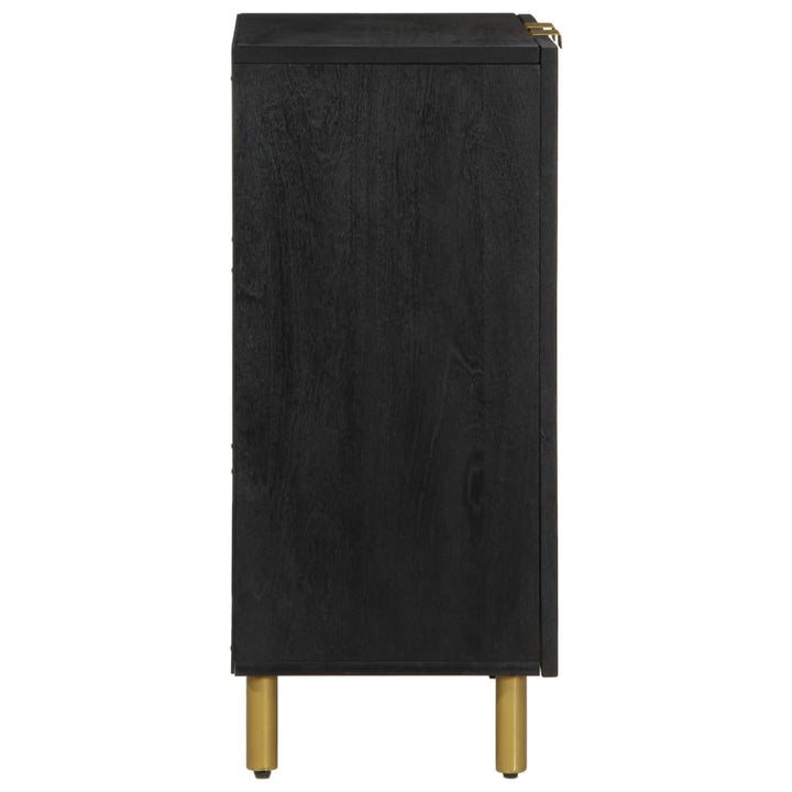 skab 60x33x75 cm konstrueret træ sort
