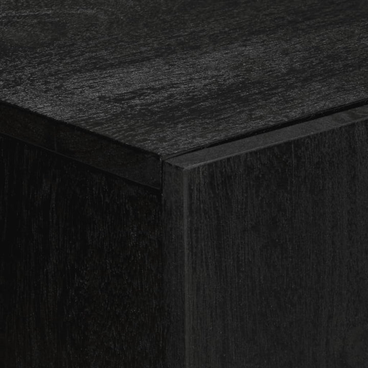skab 60x33x75 cm konstrueret træ sort