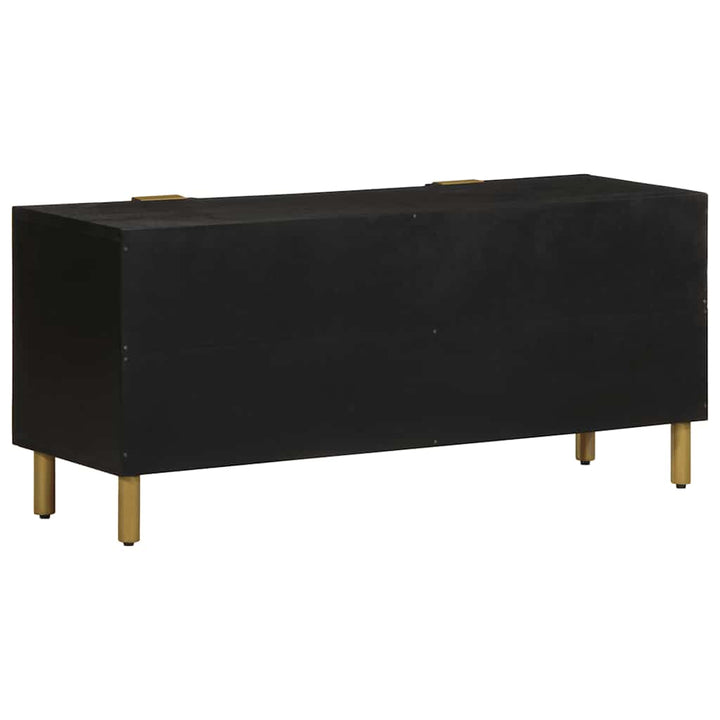 tv-bord 105x33x46 cm konstrueret træ sort