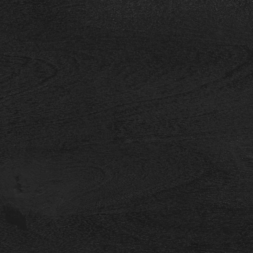 kommode 90x34x80 cm konstrueret træ sort