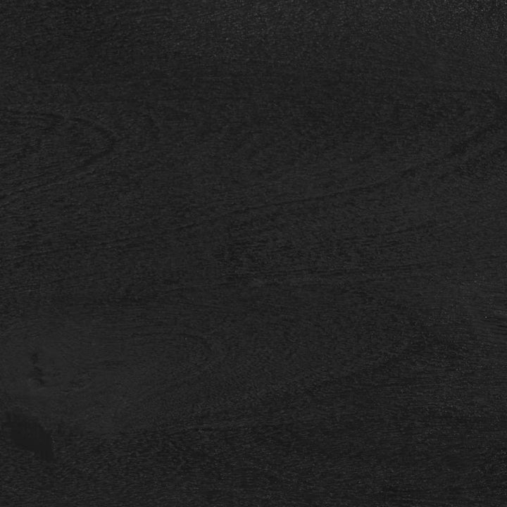 kommode 90x34x80 cm konstrueret træ sort