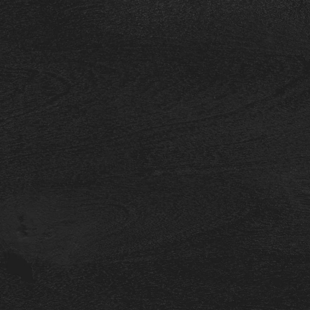 kommode 90x34x80 cm konstrueret træ sort