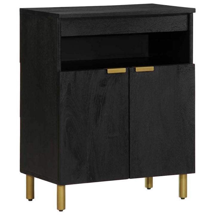 skab 60x33x75 cm konstrueret træ sort