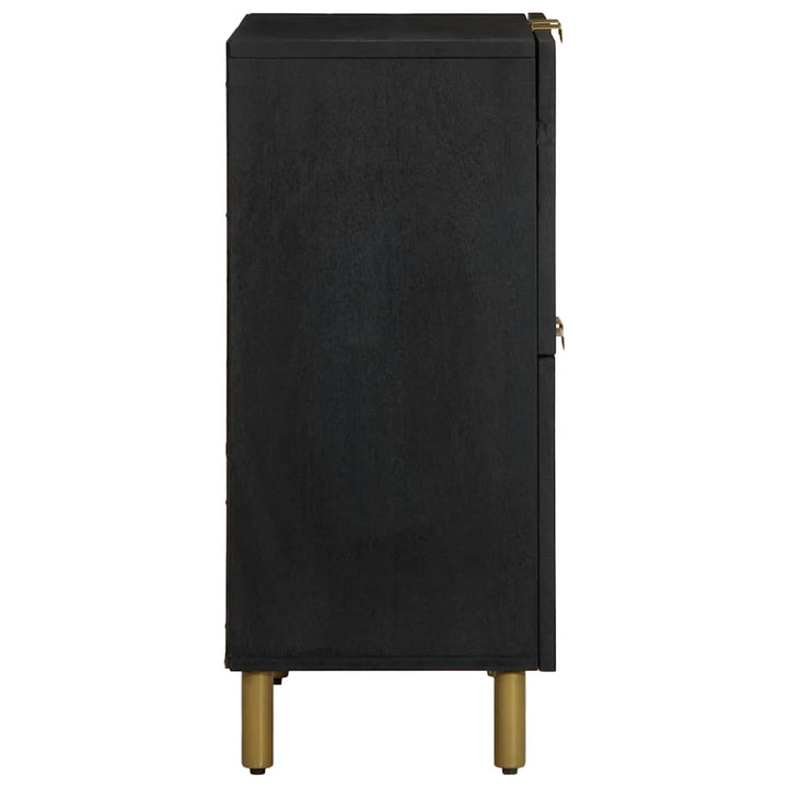 skab 60x33x75 cm konstrueret træ sort
