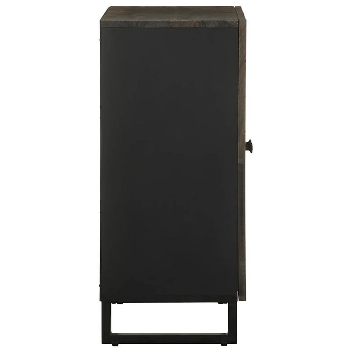 skænk 60x33x75 cm massivt mangotræ sort