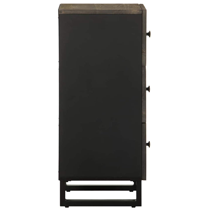 skænk 40x33x75 cm massivt mangotræ sort