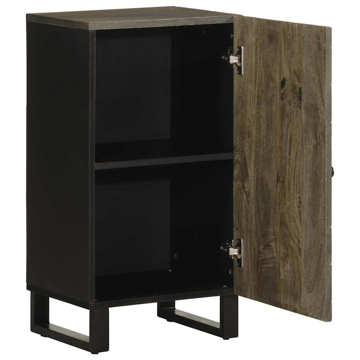 skænk 40x33x75 cm massivt mangotræ sort