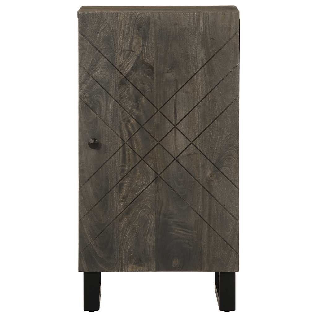 skænk 40x33x75 cm massivt mangotræ sort