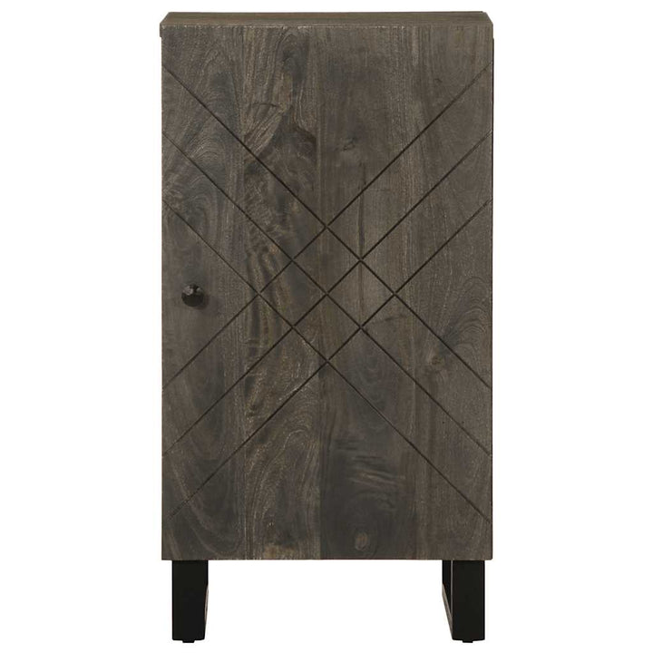 skænk 40x33x75 cm massivt mangotræ sort