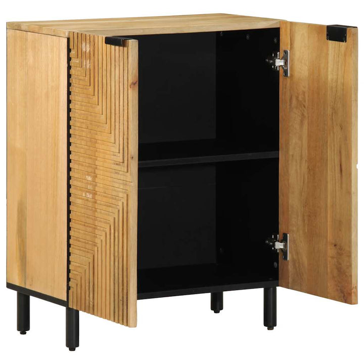 skænk 60x33x75 cm massivt mangotræ brun