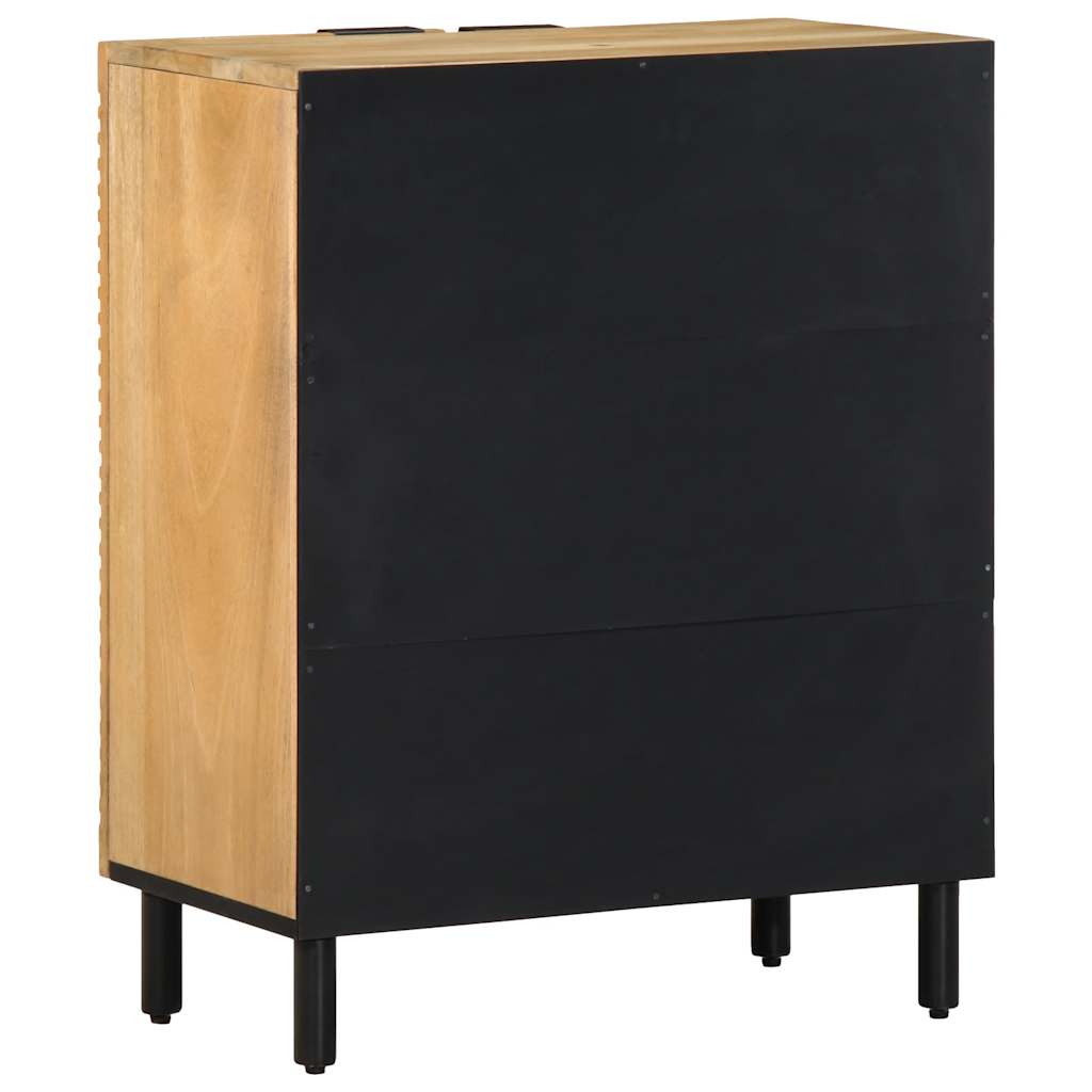 skænk 60x33x75 cm massivt mangotræ brun