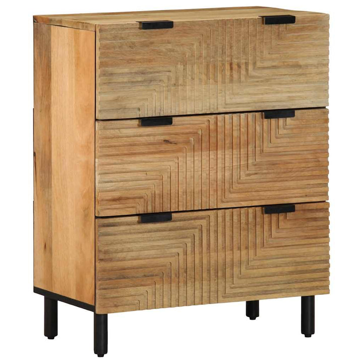 skænk 60x33x75 cm massivt mangotræ brun